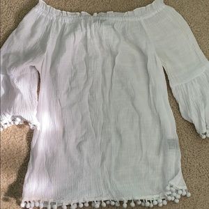 Off the shoulder blouse